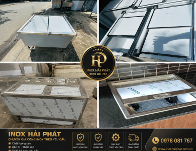 Gia Công Thùng Đá Inox Theo Yêu Cầu 