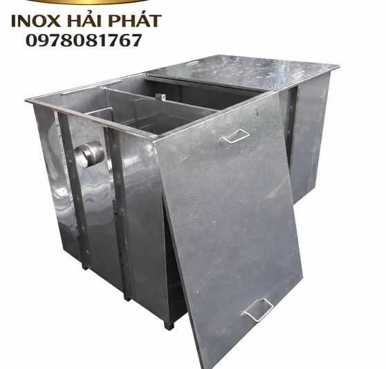 Bể Tách Dầu Mỡ 1200L Inox 304