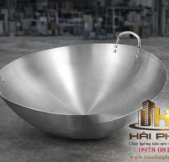 Chảo Lõm Inox 50cm