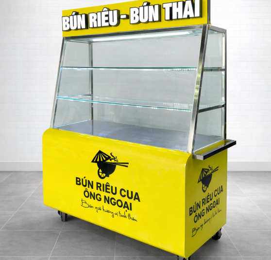 Xe bán bún riêu, hủ tiếu, cơm