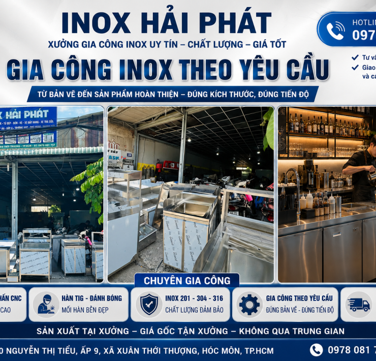 Gia Công Inox Theo Yêu Cầu TPHCM