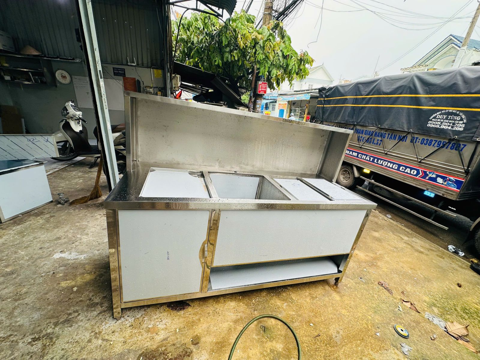 Quầy pha chế inox 304thieets kế theo yêu cầu tại .TP HCM.