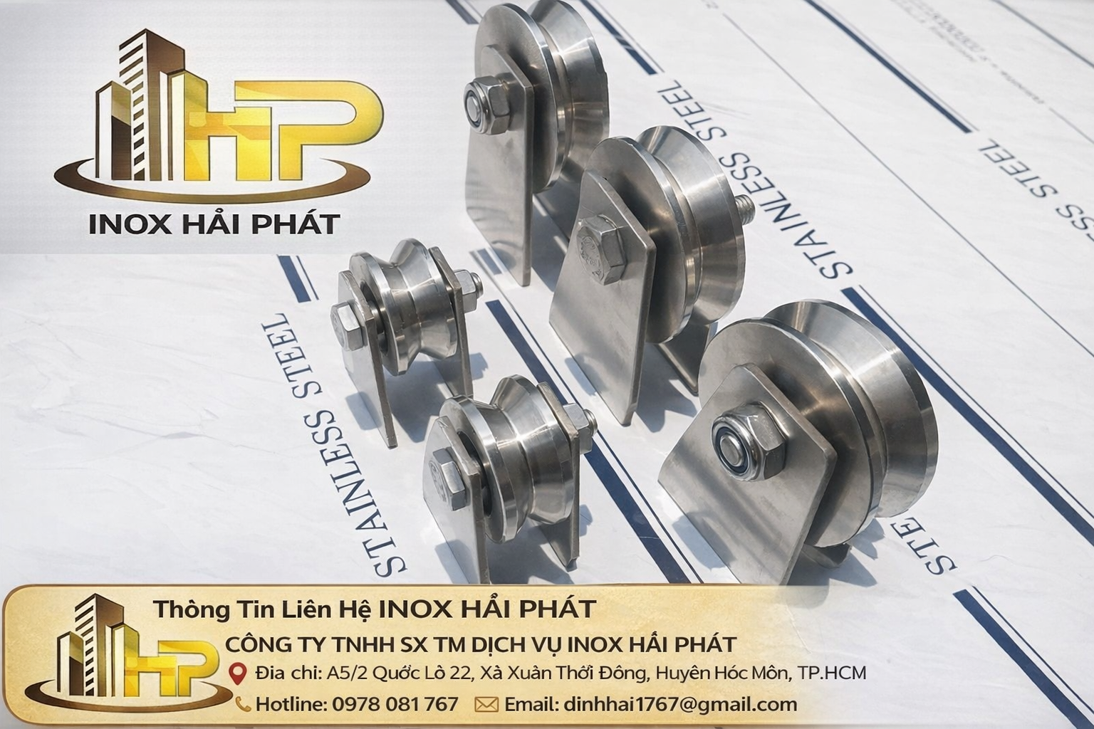 Ròng rọc cột cờ inox 304 chất lượng cao