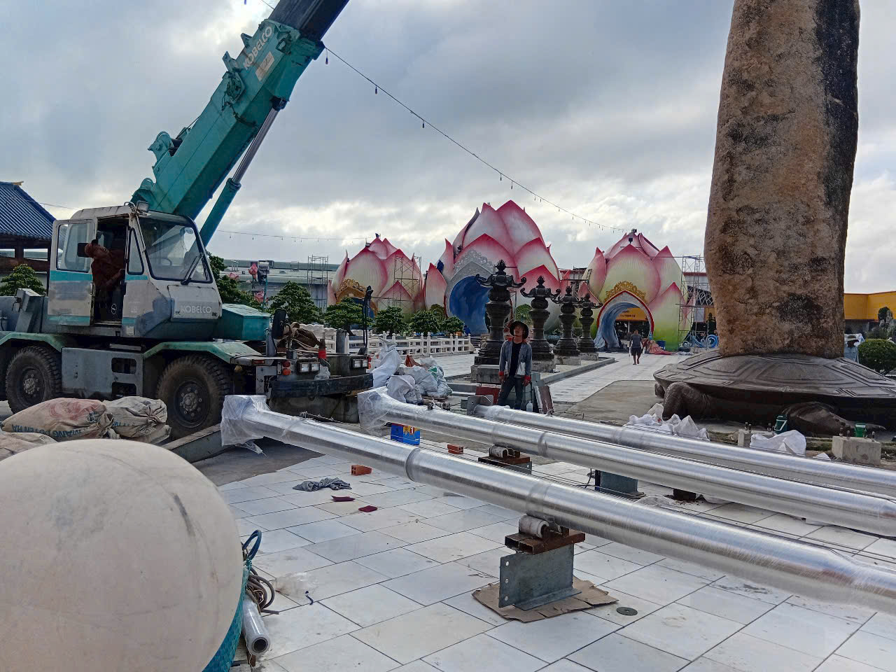 Cột cờ inox Hải Phát
