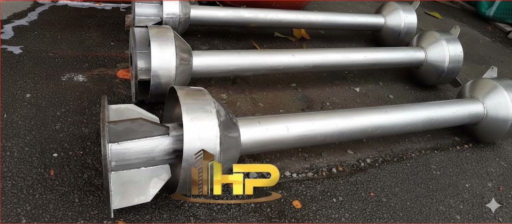 Bản mã tròn bằng inox 304, bền đẹp và thẩm mỹ