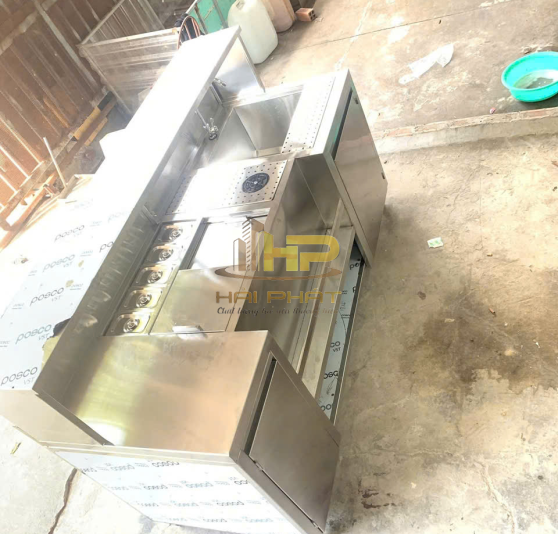 Quầy Pha Chế Inox 304 Âm Quầy Bar Chuyên Nghiệp