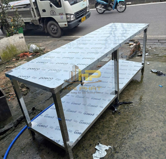 bàn sơ chế inox