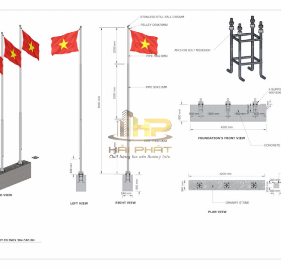 Cột Cờ Công Ty
