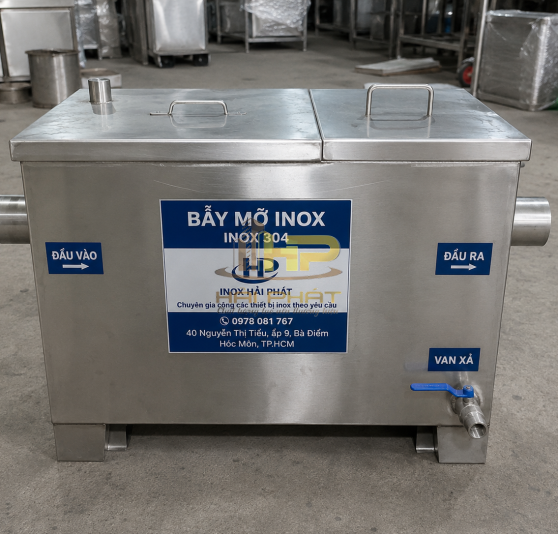 BỂ TÁCH MỠ CÔNG NGHIỆP 1700L