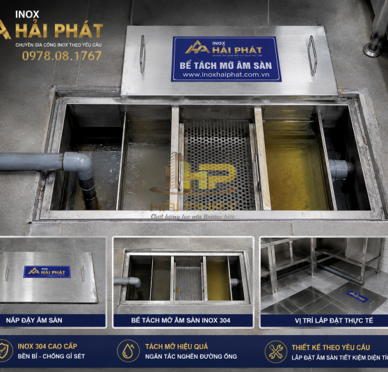Bẫy mỡ ,Bể tách dầu mỡ