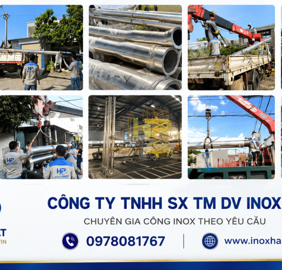cột cờ inox 304 ngoài trời