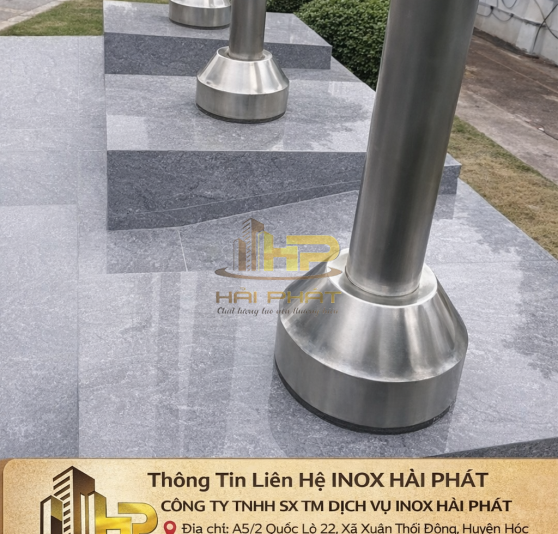 Cột Cờ Inox 9m