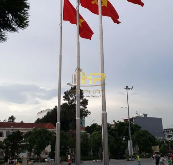 Cột Cờ Inox 6m Ngoài Trời 
