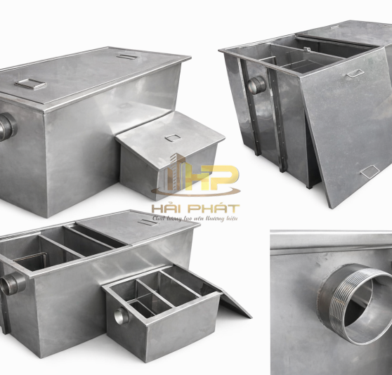 Bể Tách Dầu Mỡ 1200L Inox 304
