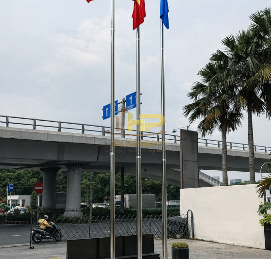 Cột Cờ Inox 9m