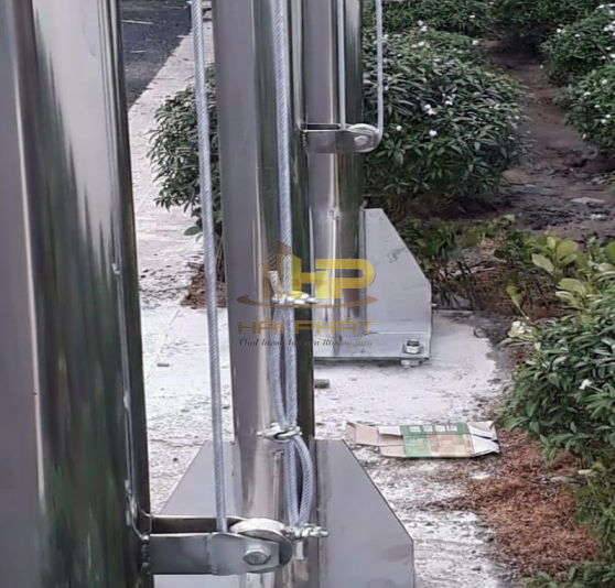 Cột Cờ Inox Cao 8M