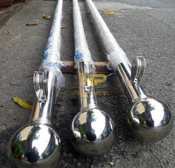 Cột Cờ Inox 6m Ngoài Trời 