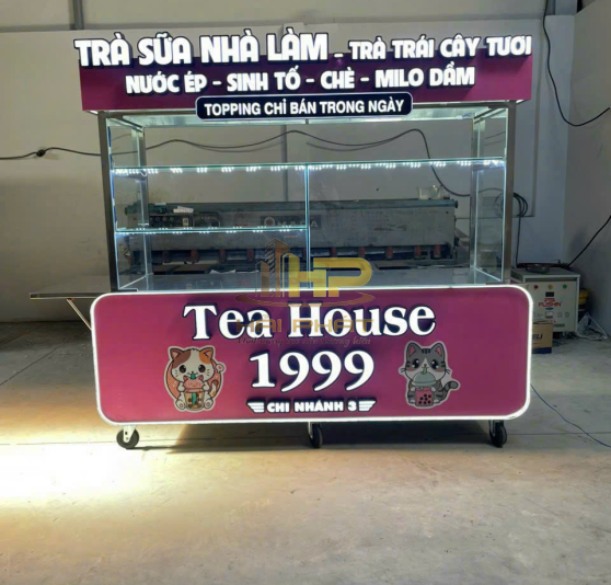 Xe Trà sữa Inox 1M4