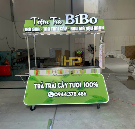 Xe Trà sữa Inox 1M2