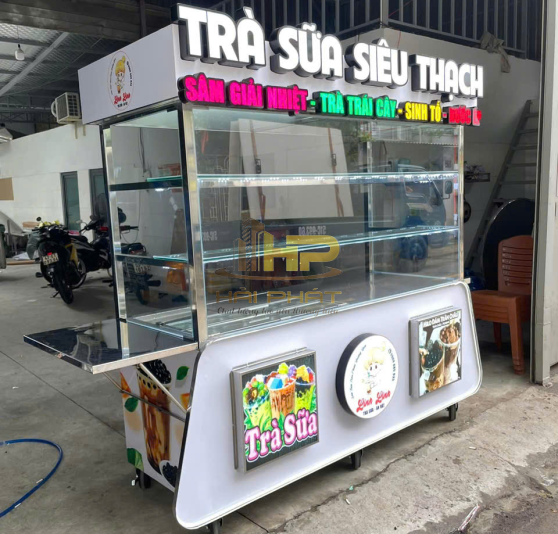 Xe Trà sữa Inox 1M2